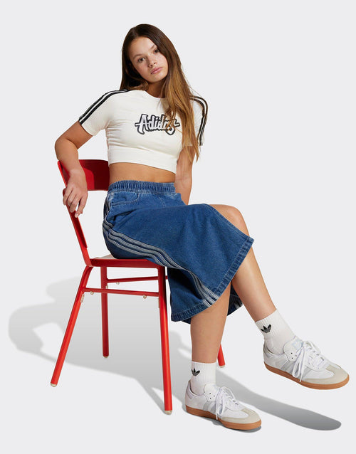 เสื้อยืดเด็กโต Cropped