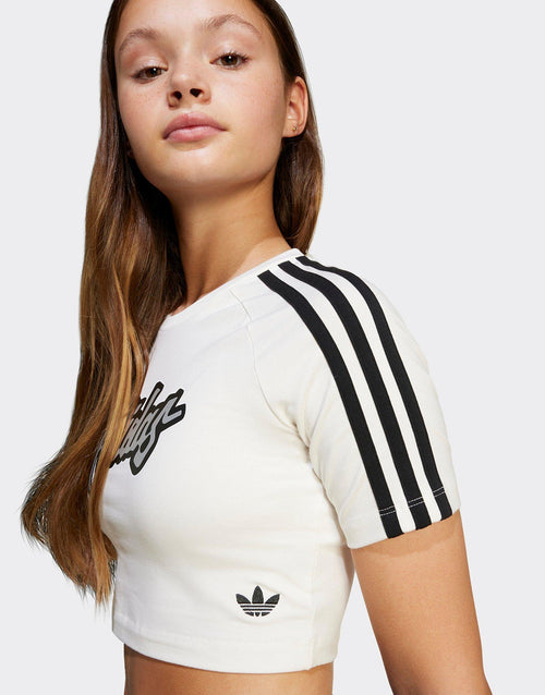 เสื้อยืดเด็กโต Cropped