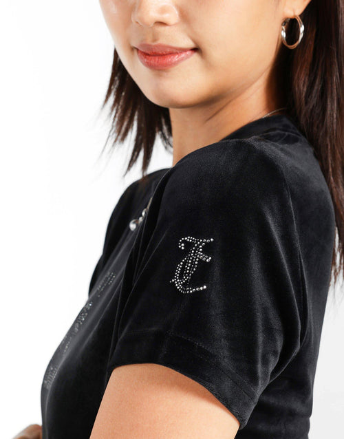 เสื้อยืดผู้หญิง Crop Bow