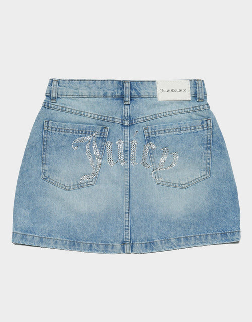 กระโปรงสั้นผู้หญิง Mini Denim