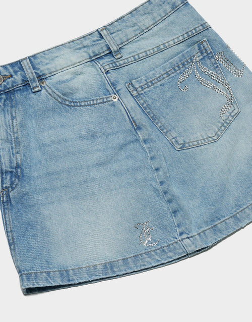 กระโปรงสั้นผู้หญิง Mini Denim