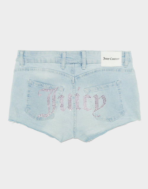 กางเกงขาสั้นผู้หญิง Gothic Denim