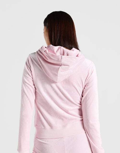 เสื้อฮู้ดดี้ผู้หญิง Classic Velour Fitted