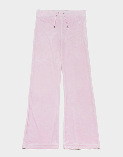 กางเกงขายาวผู้หญิง Classic Velour Low Rise