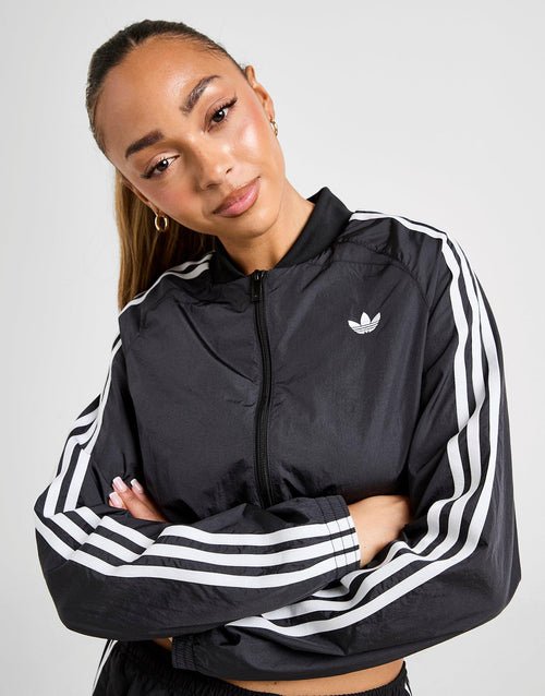 เสื้อแขนยาวผู้หญิง Adicolor Teamgeist Cropped