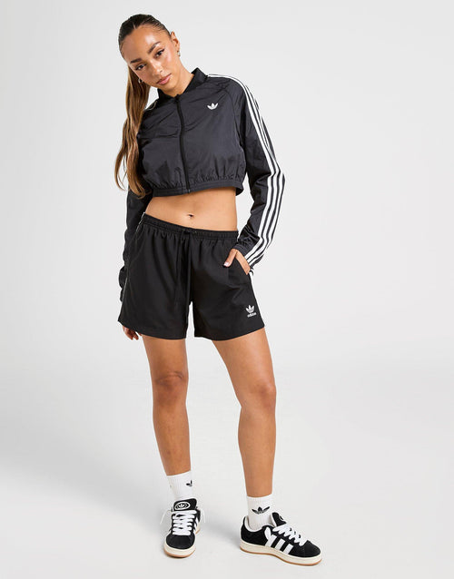 เสื้อแขนยาวผู้หญิง Adicolor Teamgeist Cropped