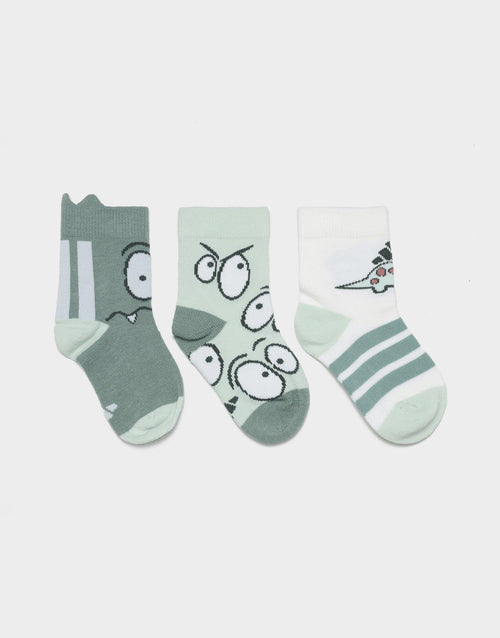 ถุงเท้าเด็กเล็ก Adiraptor Socks (แพค 3)