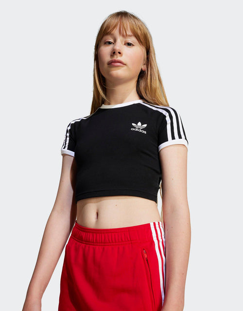 เสื้อยืดเด็กโต 3-Stripes Crop