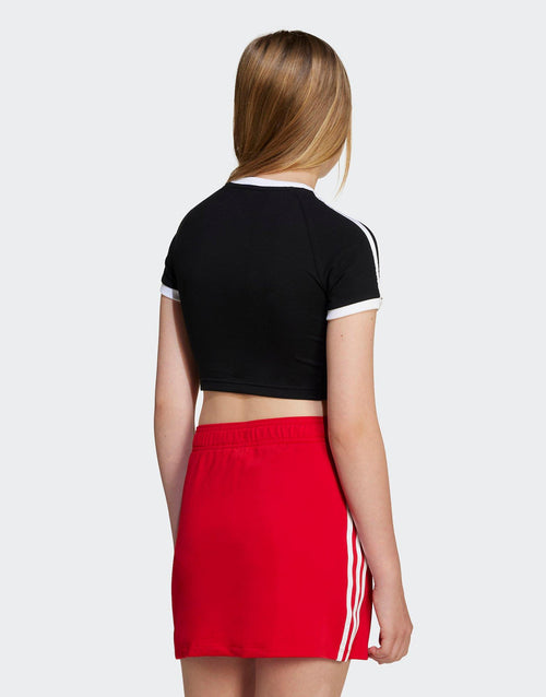 เสื้อยืดเด็กโต 3-Stripes Crop