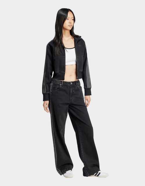 กางเกงขายาวผู้หญิง Adicolor Denim 3-Stripes Track