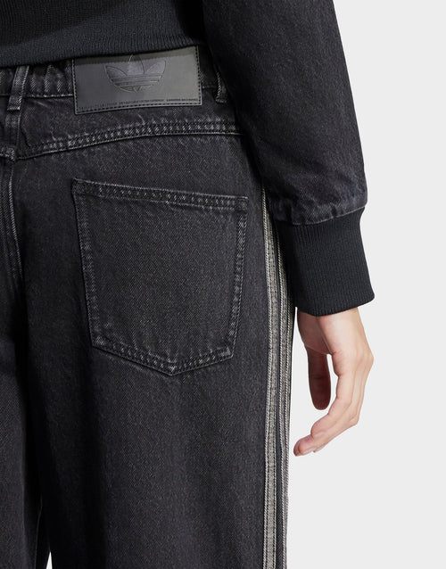 กางเกงขายาวผู้หญิง Adicolor Denim 3-Stripes Track