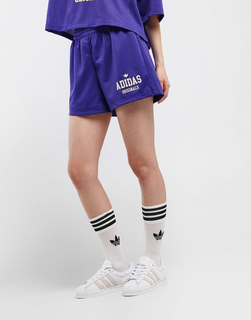 กางเกงขาสั้นผู้หญิง Varsity Mesh