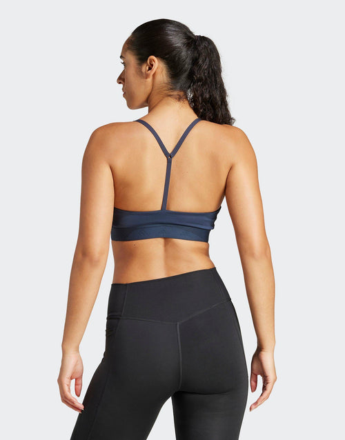 สปอร์ตบราผู้หญิง Hyperglam Rib Bralette