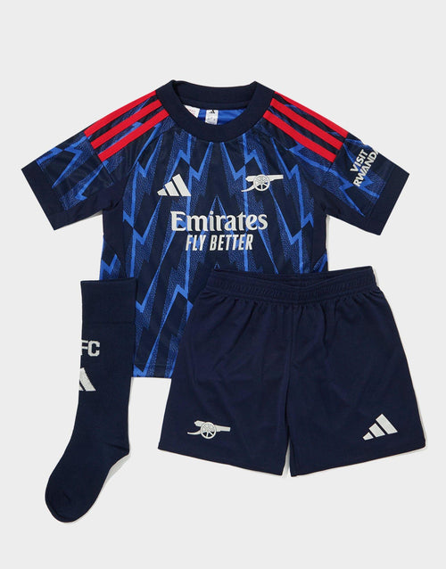 ชุดเซ็ตเสื้อฟุตบอลชุดเยือนเด็กเล็ก Arsenal 25/26
