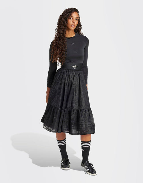 กระโปรงผู้หญิง Waistband Tulle Maxi