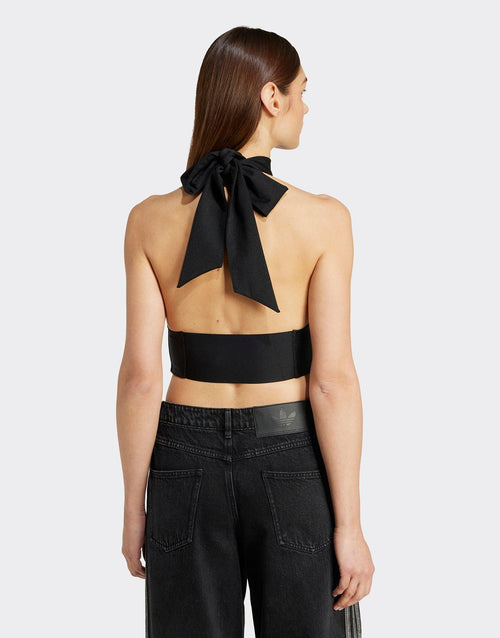 เสื้อ Tie-Neck Crop