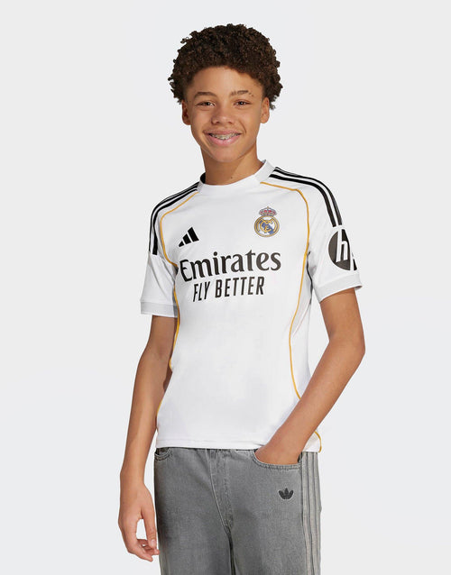 เสื้อฟุตบอลชุดเหย้าเด็กโต Real Madrid 25/26