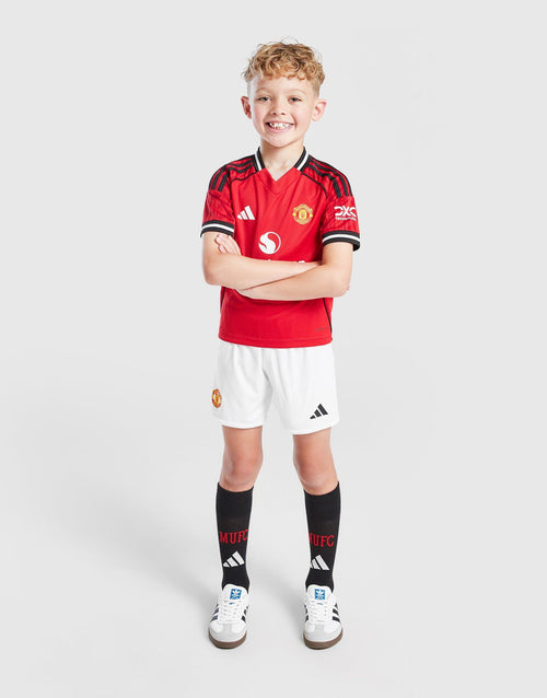 ชุดแข่งชุดเหย้าสำหรับเด็กเล็ก Manchester United 25/26