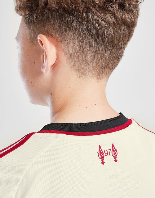 เสื้อฟุตบอลชุดเยือนเด็กโต Liverpool 25/26