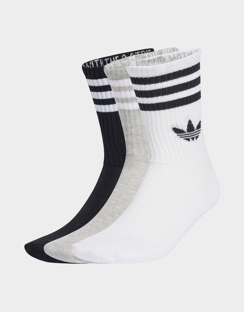 ถุงเท้า 3-Stripes Crew (แพค 3)
