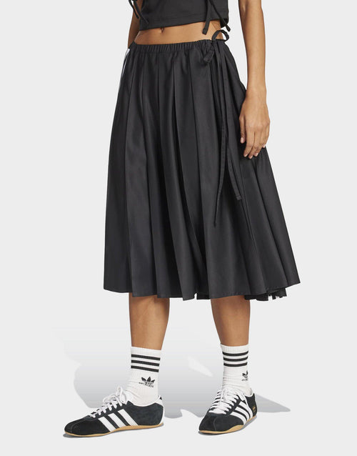 กระโปรงผู้หญิง Ribbon Pleated Maxi