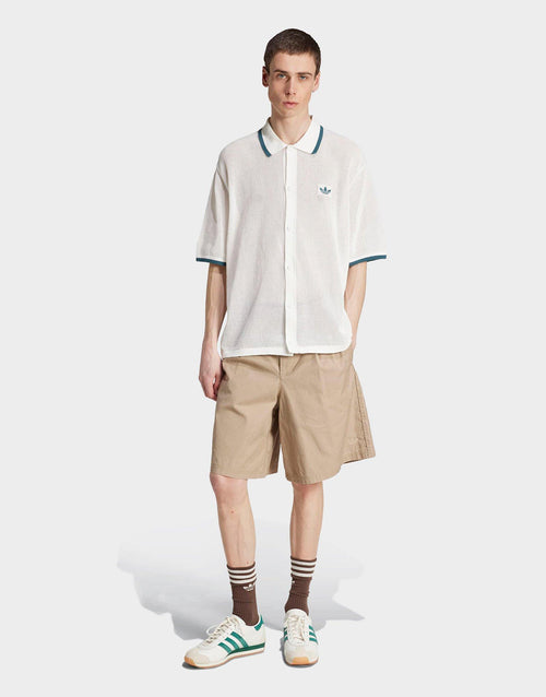 กางเกงขาสั้นผู้ชาย Wide Leg Bermuda