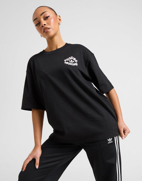 เสื้อยืดผู้หญิง Footwear Graphic Oversized