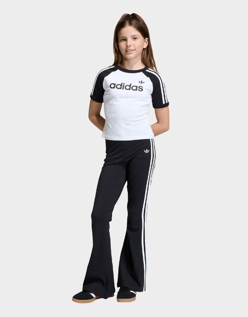 กางเกงเลกกิ้งเด็กโต (เด็กผู้หญิง) 3 Stripes Flared