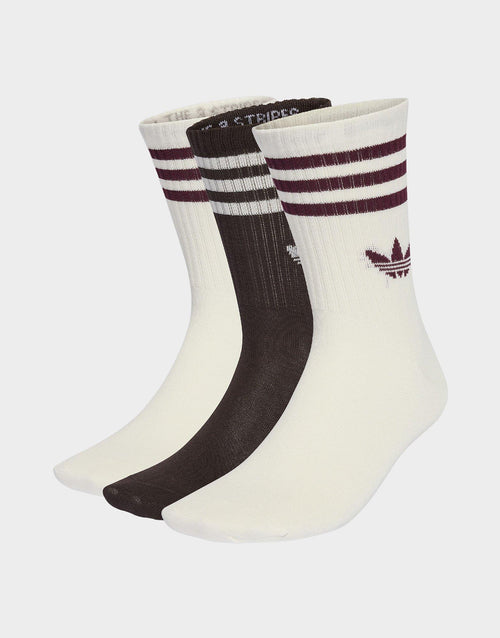 ถุงเท้า 3-Stripe Crew (แพค 3)