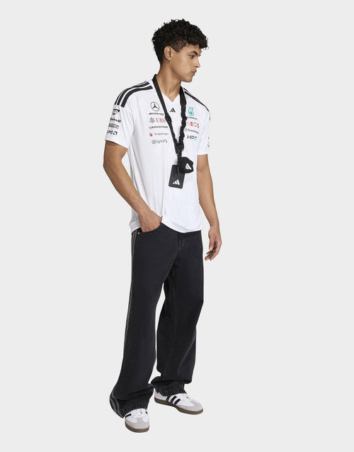 เสื้อแขนสั้นผู้ชาย Mercedes-AMG Petronas F1 Team Driver Jersey