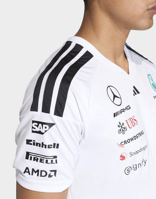 เสื้อแขนสั้นผู้ชาย Mercedes-AMG Petronas F1 Team Driver Jersey