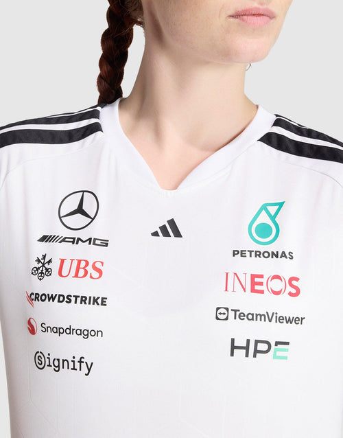 เสื้อแขนสั้นผู้หญิง Mercedes-AMG Petronas F1 Team Driver Jersey