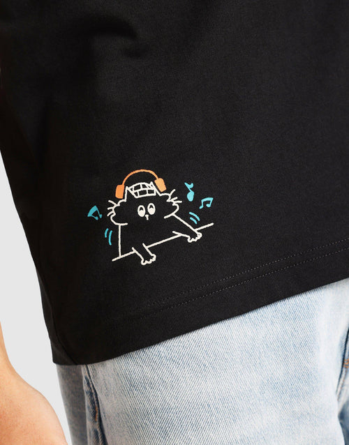 เสื้อยืดผู้ชาย Scratching Record