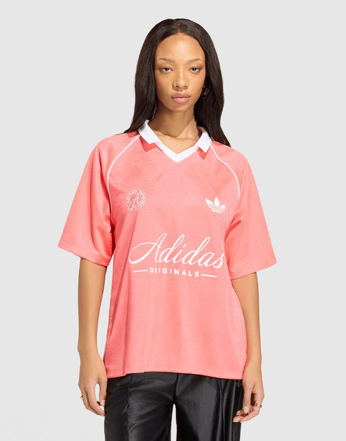 เสื้อแขนสั้นผู้หญิง Football Collar Jersey