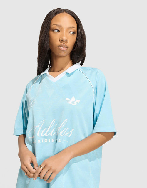 เสื้อแขนสั้นผู้หญิง Football Collar Jersey