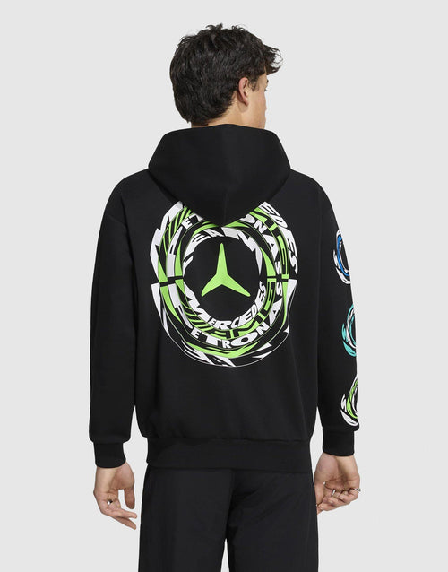 เสื้อฮู้ดดี้ Mercedes - AMG Petronas F1 Team Lights On (Unisex)