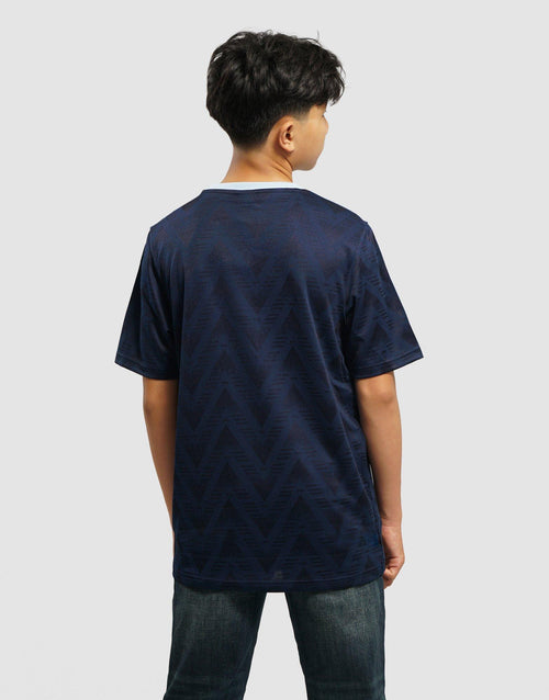 เสื้อแขนสั้นเด็กโต Jacquard