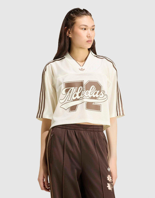 เสื้อแขนสั้นผู้หญิง Varsity Panel Jersey