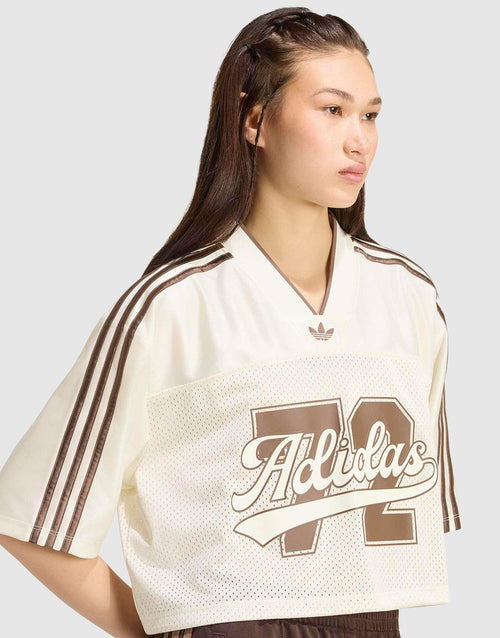 เสื้อแขนสั้นผู้หญิง Varsity Panel Jersey