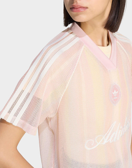 เสื้อแขนสั้นผู้หญิง Summer Glow Knitted Oversized