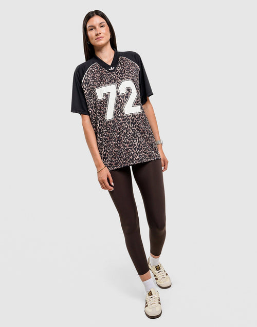 เสื้อยืดผู้หญิง Leopard Varsity