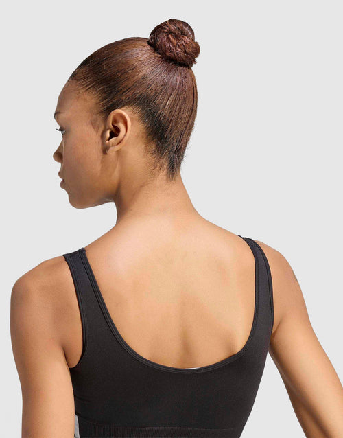 สปอร์ตบราผู้หญิง Essentials 3 Stripes Seamless