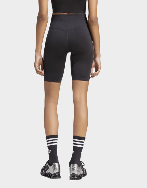 กางเกงเลกกิ้งผู้หญิง Essentials 3 Stripes Seamless