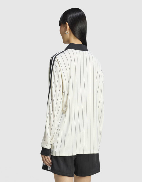 เสื้อแขนยาวผู้หญิง Pinstripe Football
