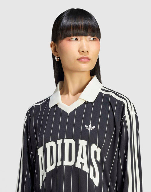 เสื้อแขนยาวผู้หญิง Pinstripe Football