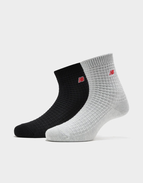 ถุงเท้า Waffle Knit Ankle 2 คู่