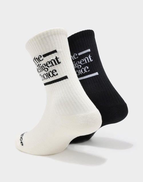 ถุงเท้า The Intelligent Choice Crew (แพค 2)