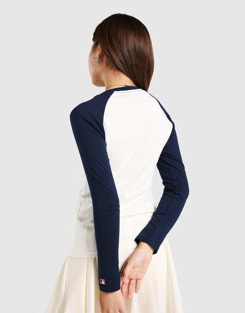 เสื้อแขนยาวผู้หญิง NY Yankees Raglan