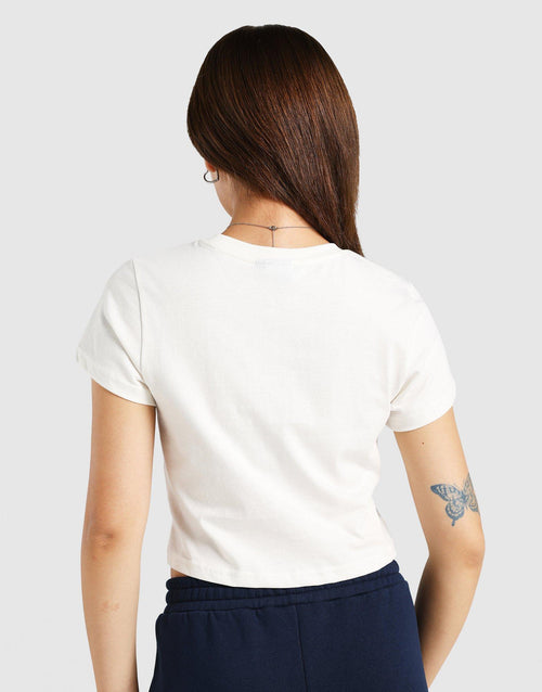 เสื้อยืดผู้หญิง Script Baby NY Yankees