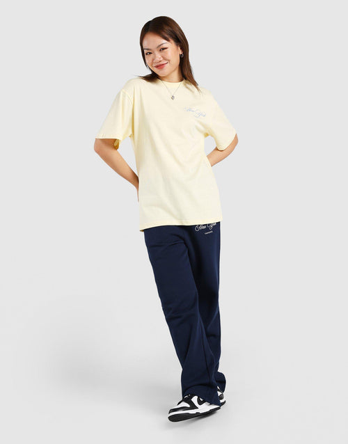 เสื้อยืดผู้หญิง Oversized Crest NY Yankees
